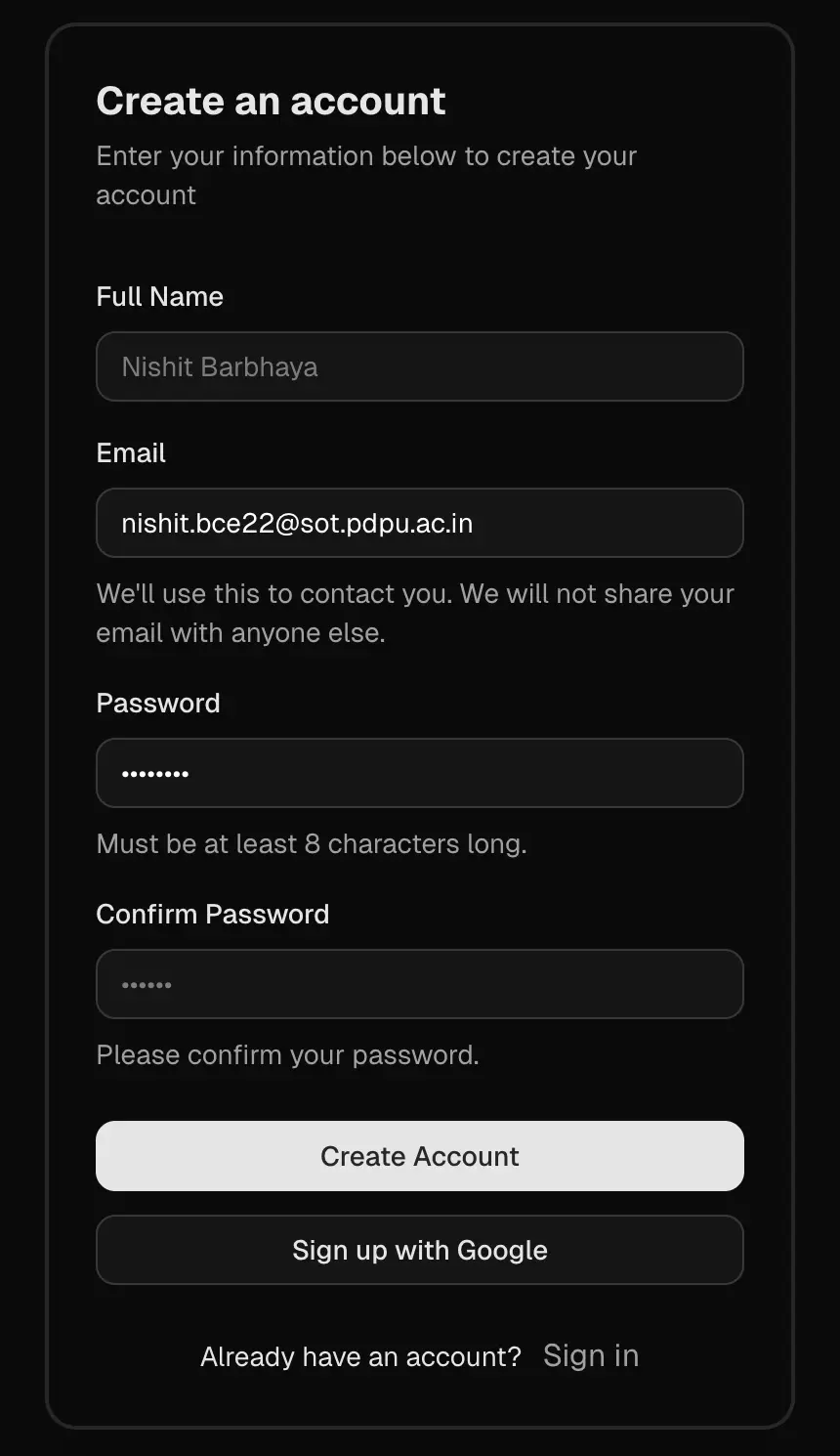 Login/Signup
